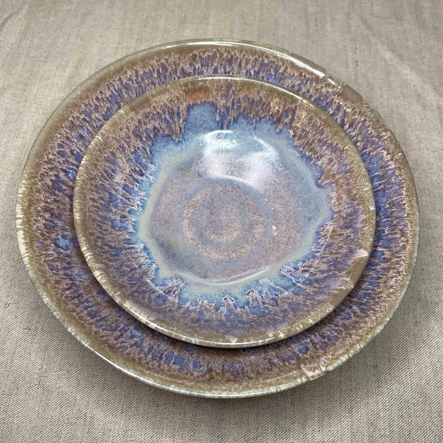 Set of Two Bowls in Cosmic Purple