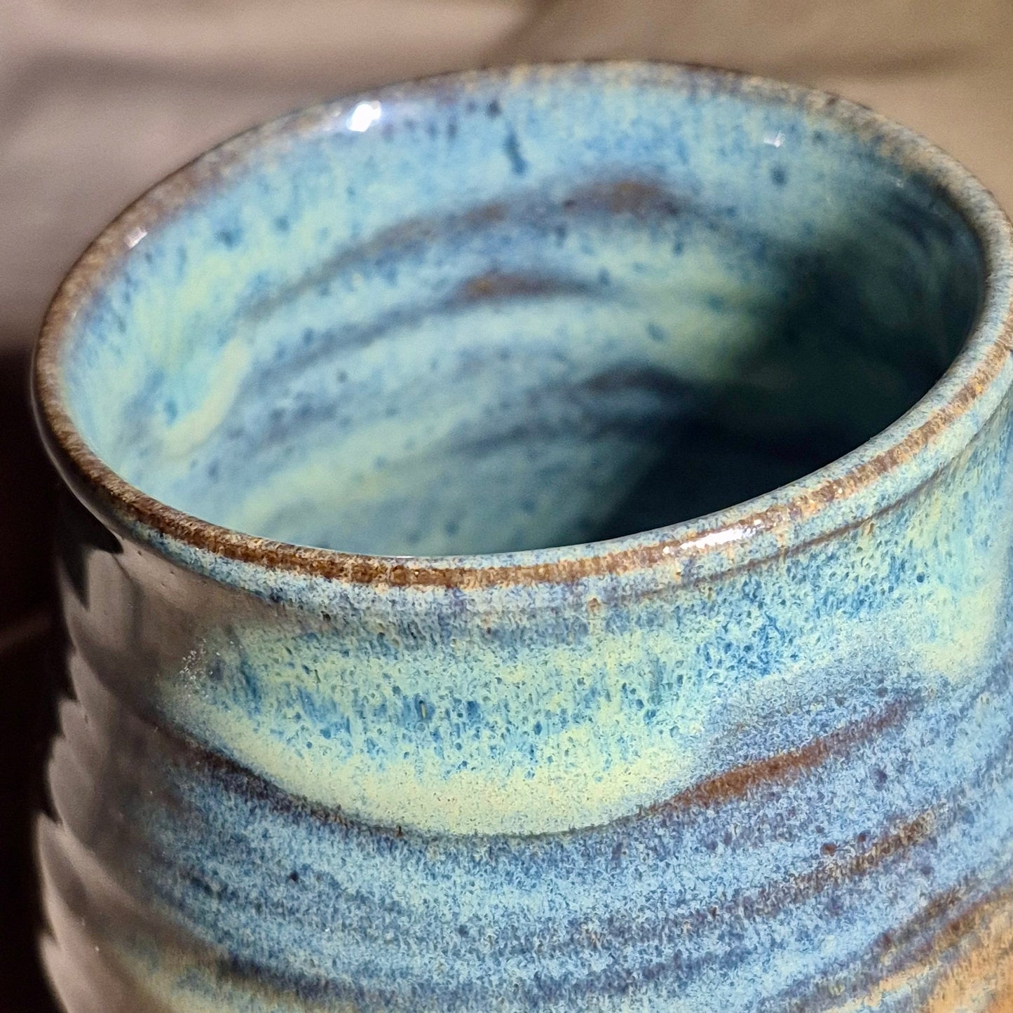 Florence Tumbler in Copper & Turquoise