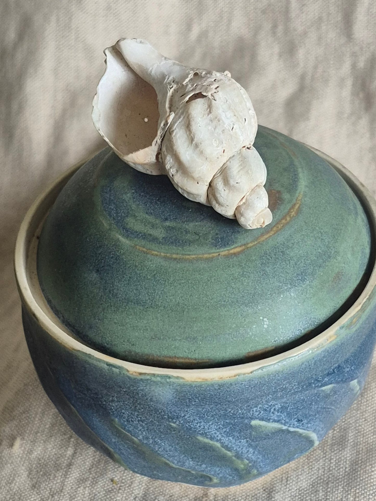 Small Textured Stash Jar