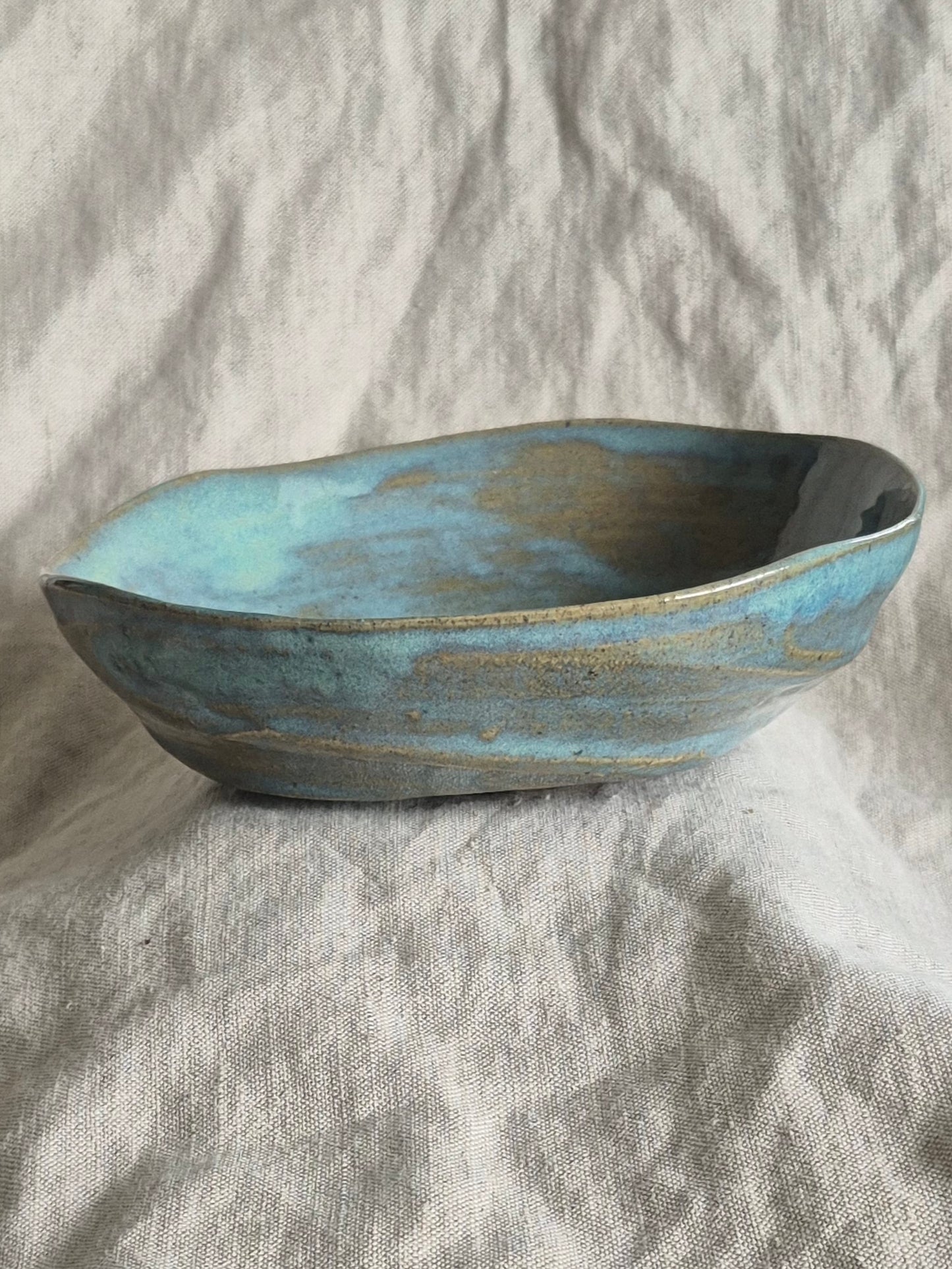 Ikebana Bowl in Turquoise
