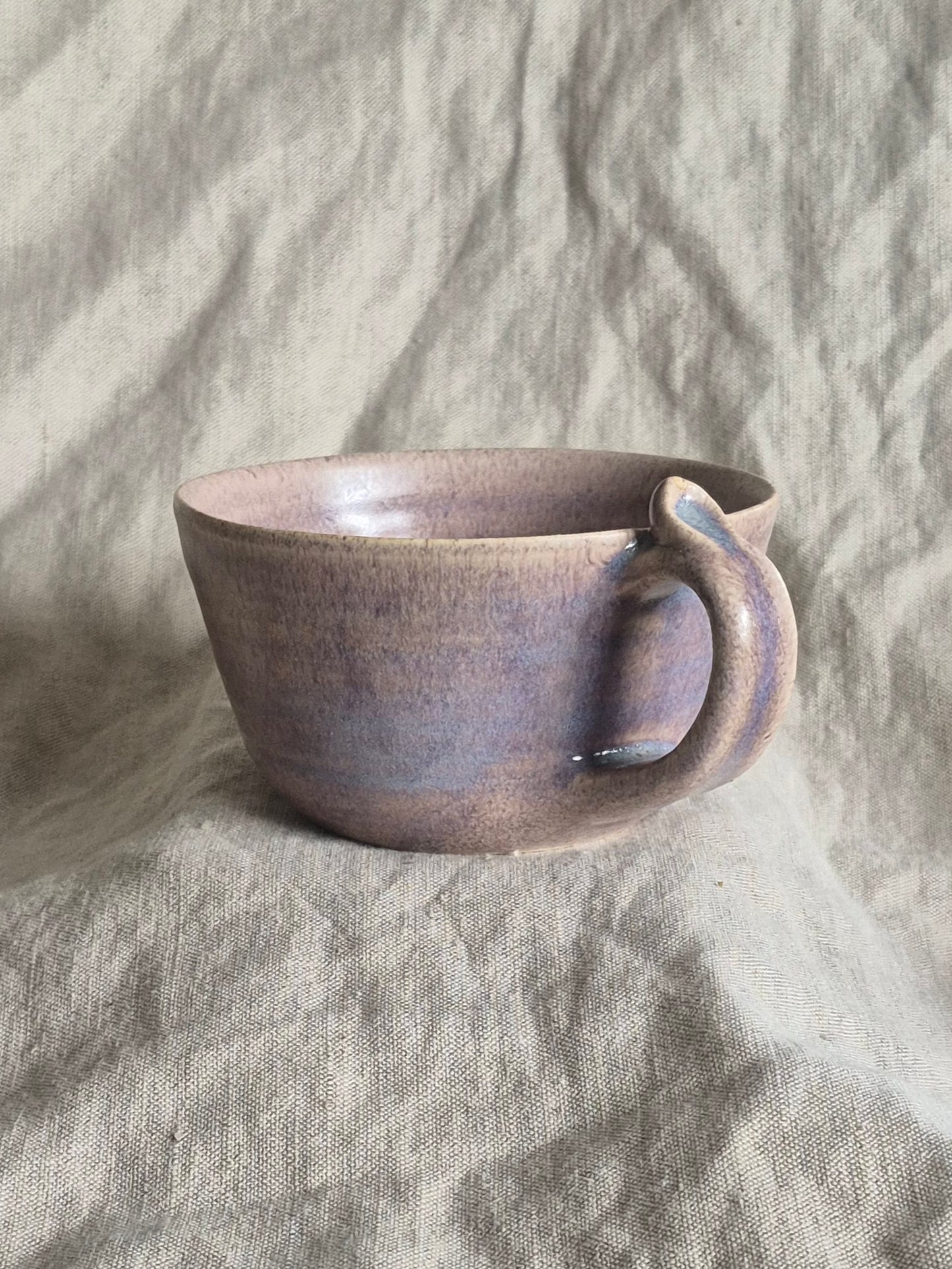 Rose Mug in Frosted Purple