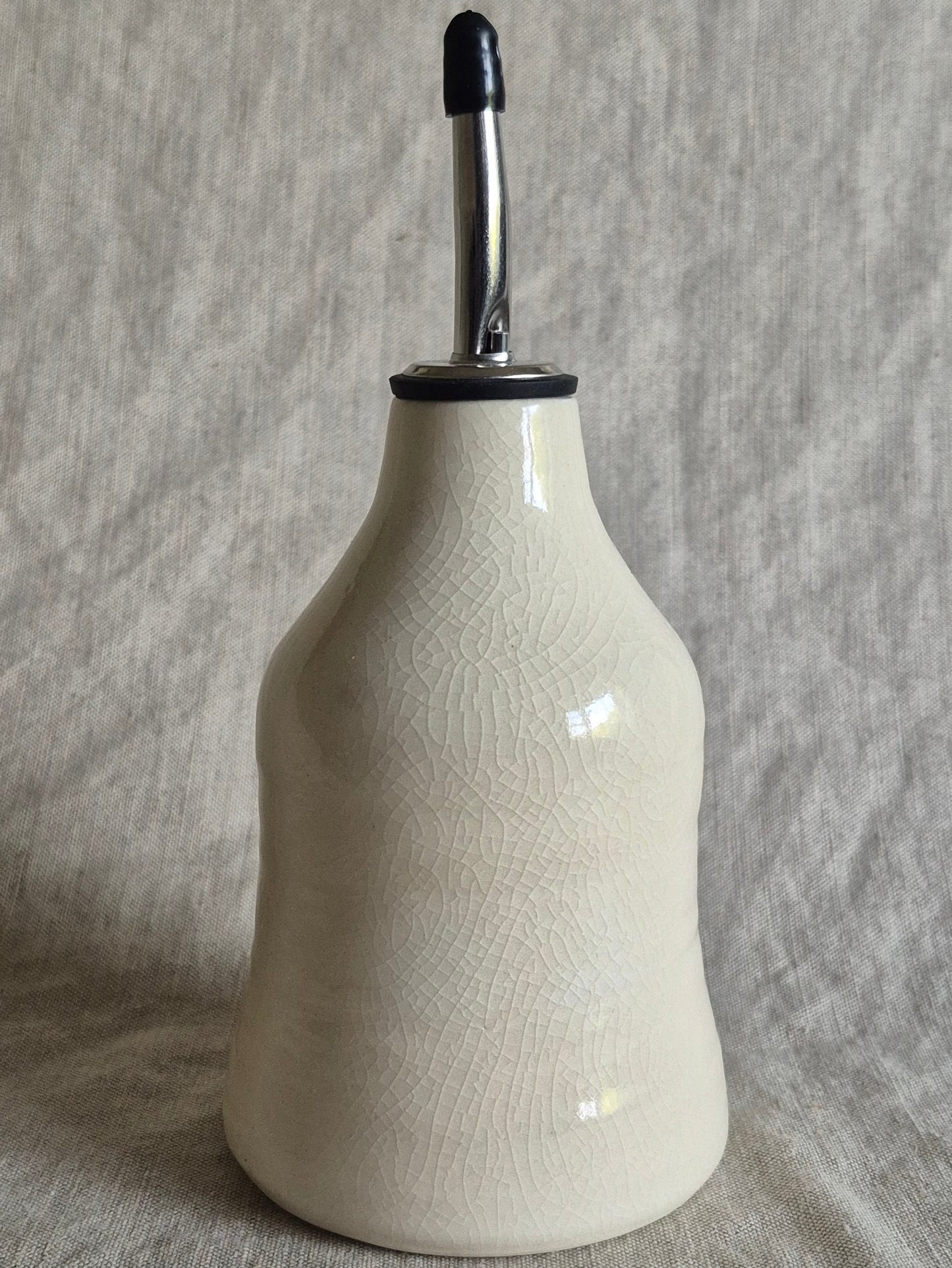 Oil Pourer in Clear Crackle