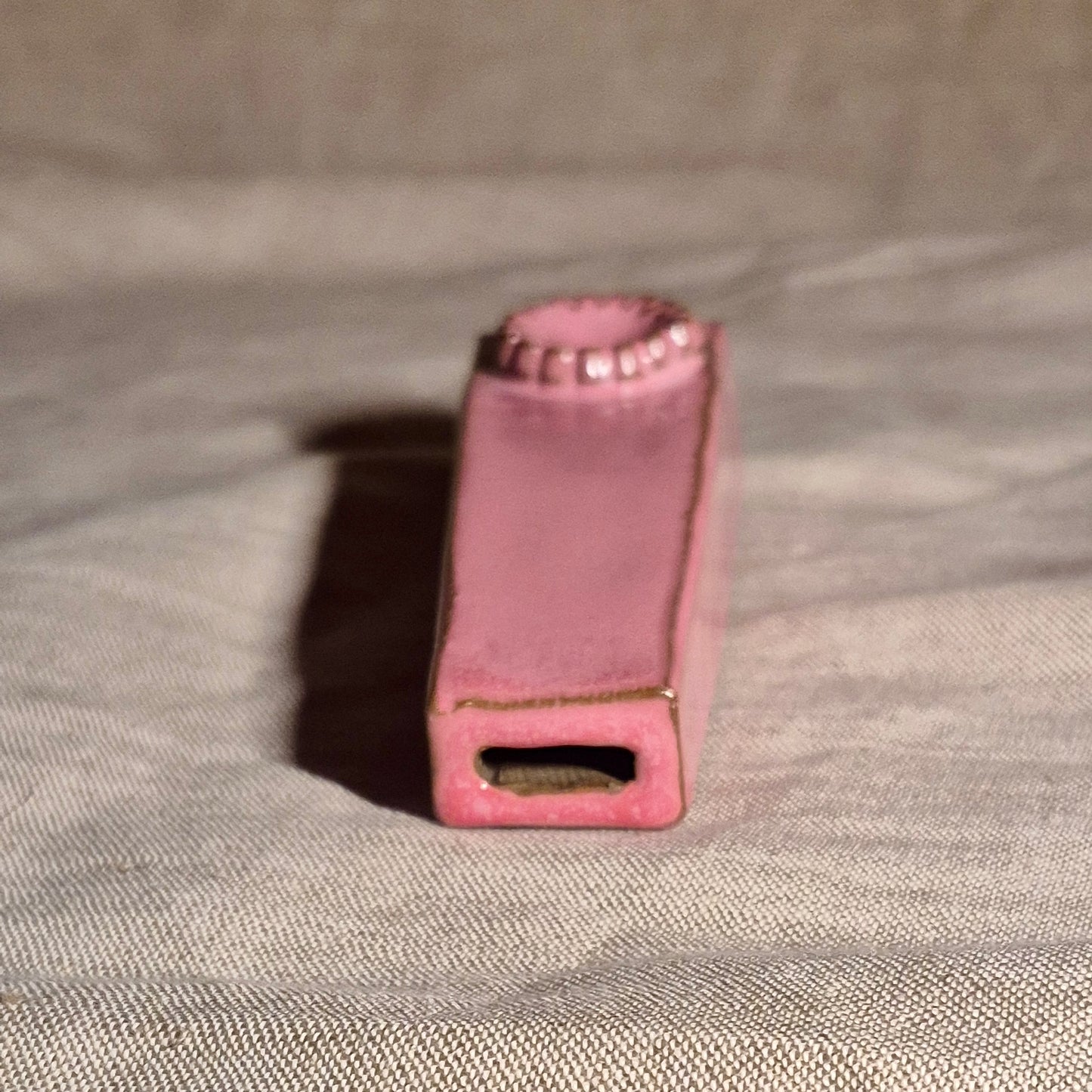 Coffin pipe in Raspberry Mist