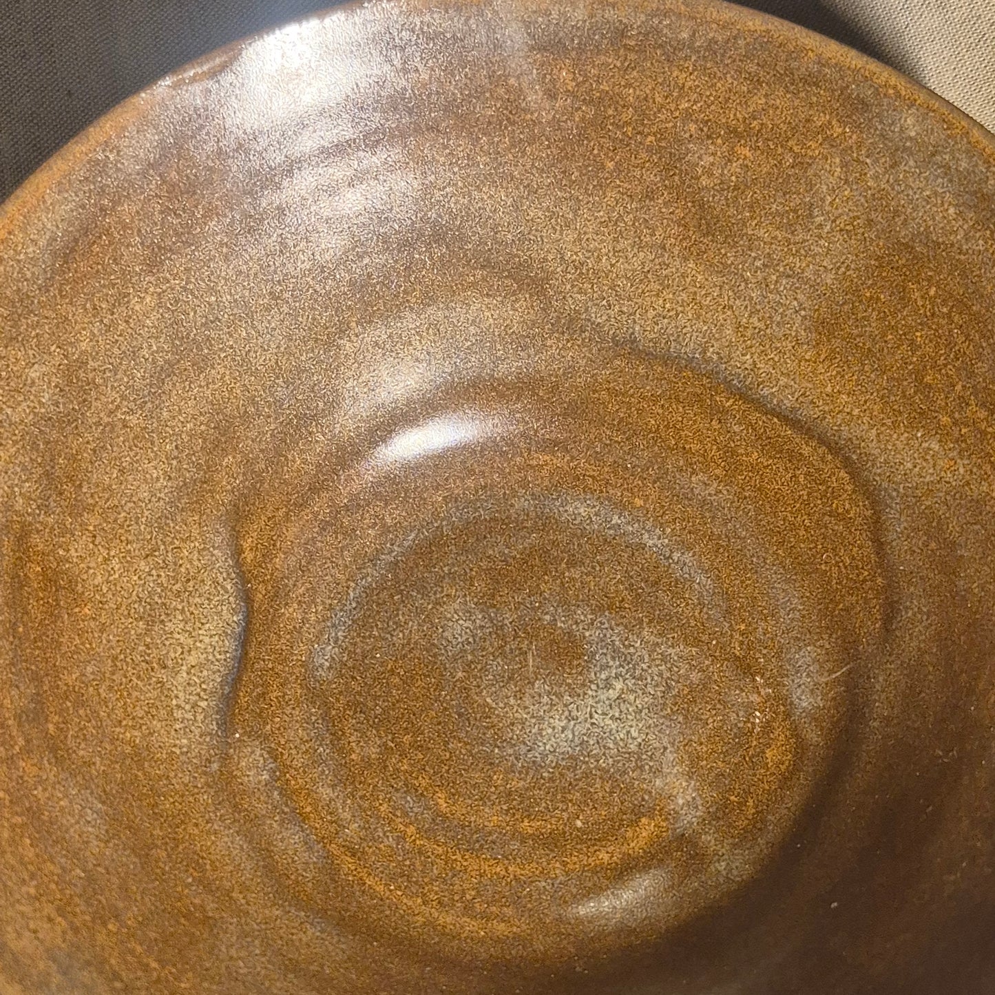 Large Bowl in Rust