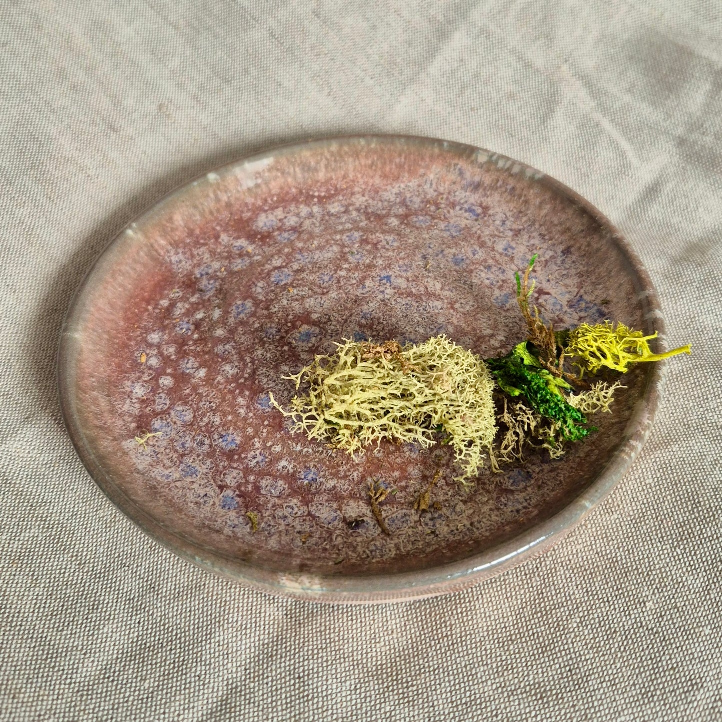 Coffin Pipe w Matching Sesh Plate in Cosmic Purple