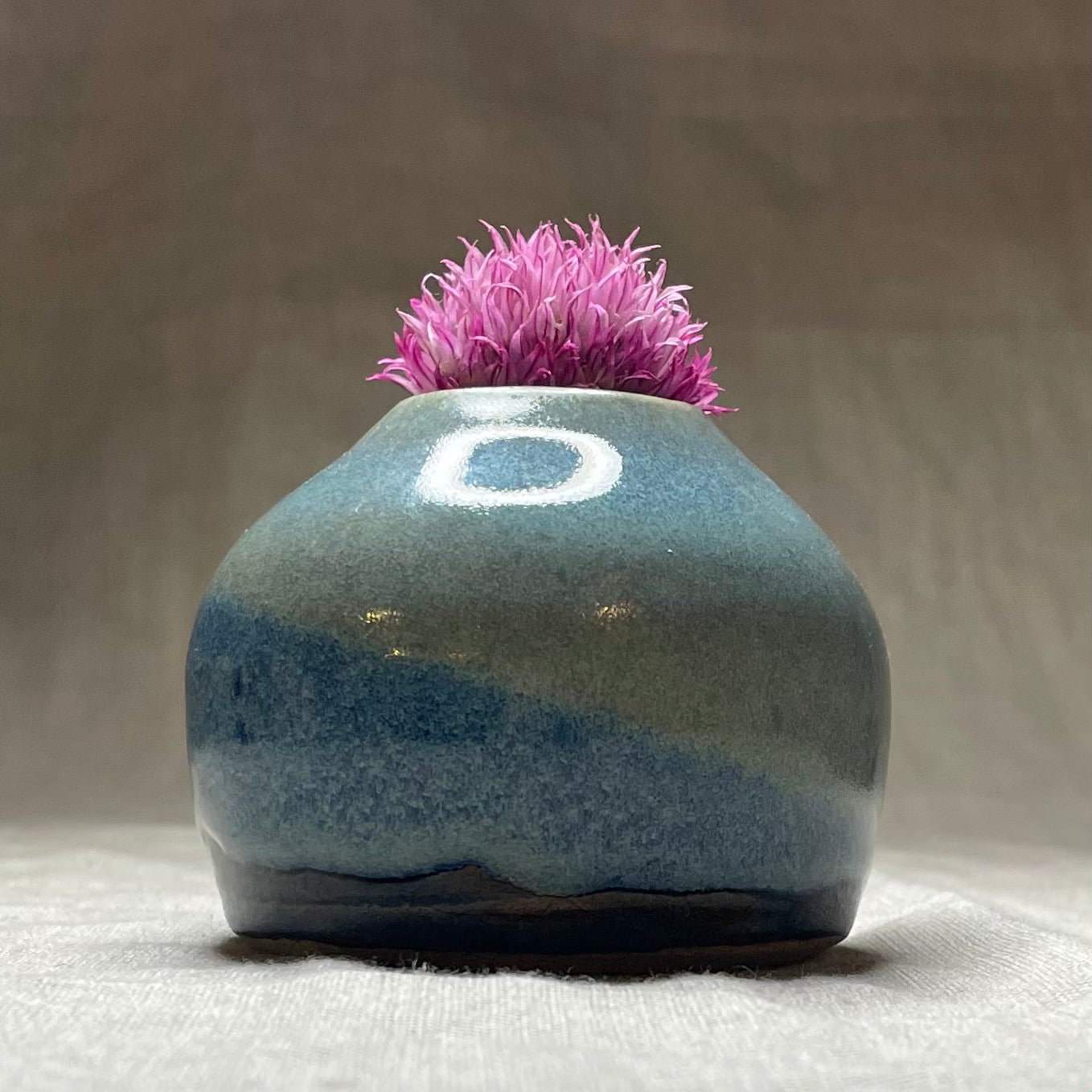 Bud Vase in Aurora Borealis