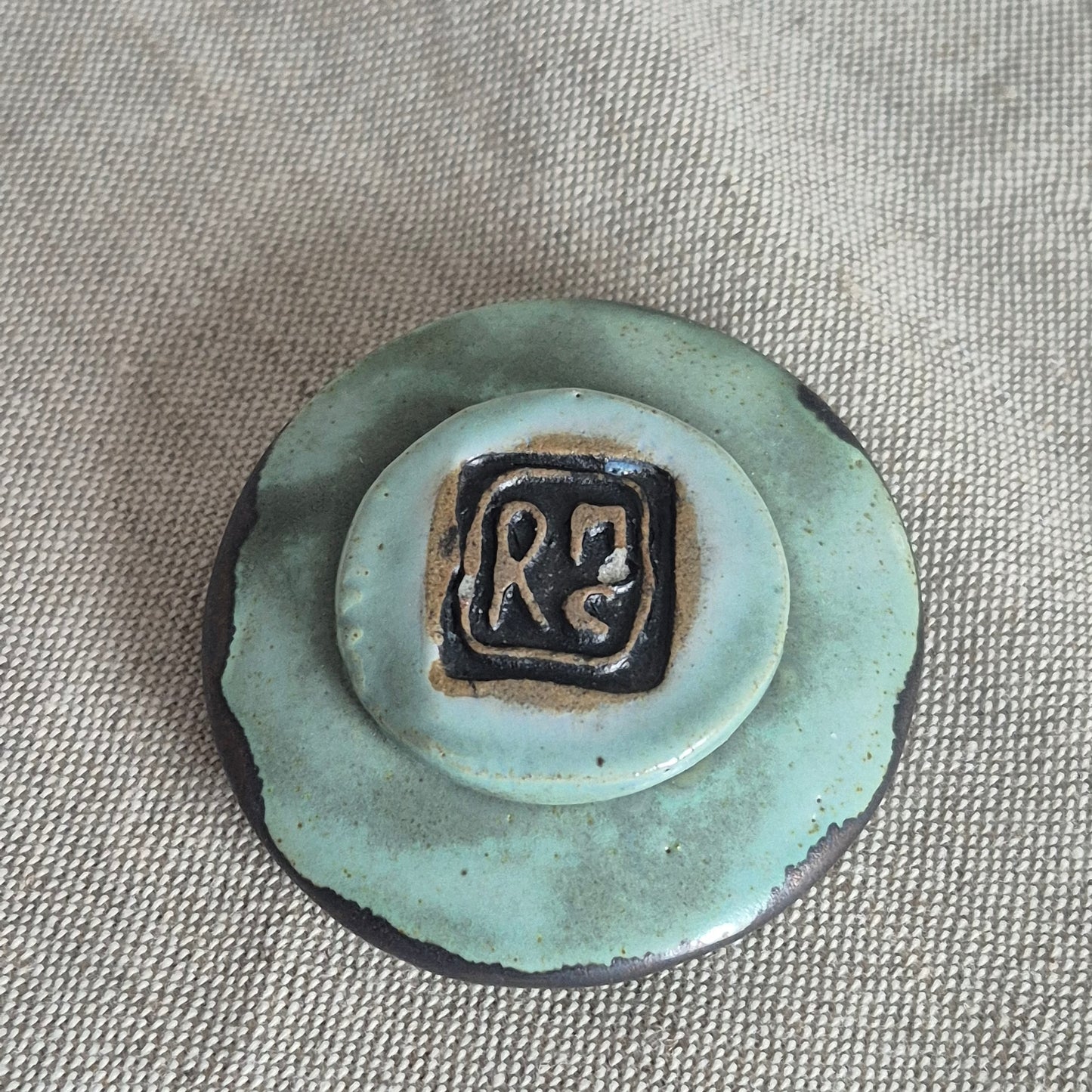 Incense Stick Holder in Verdigris