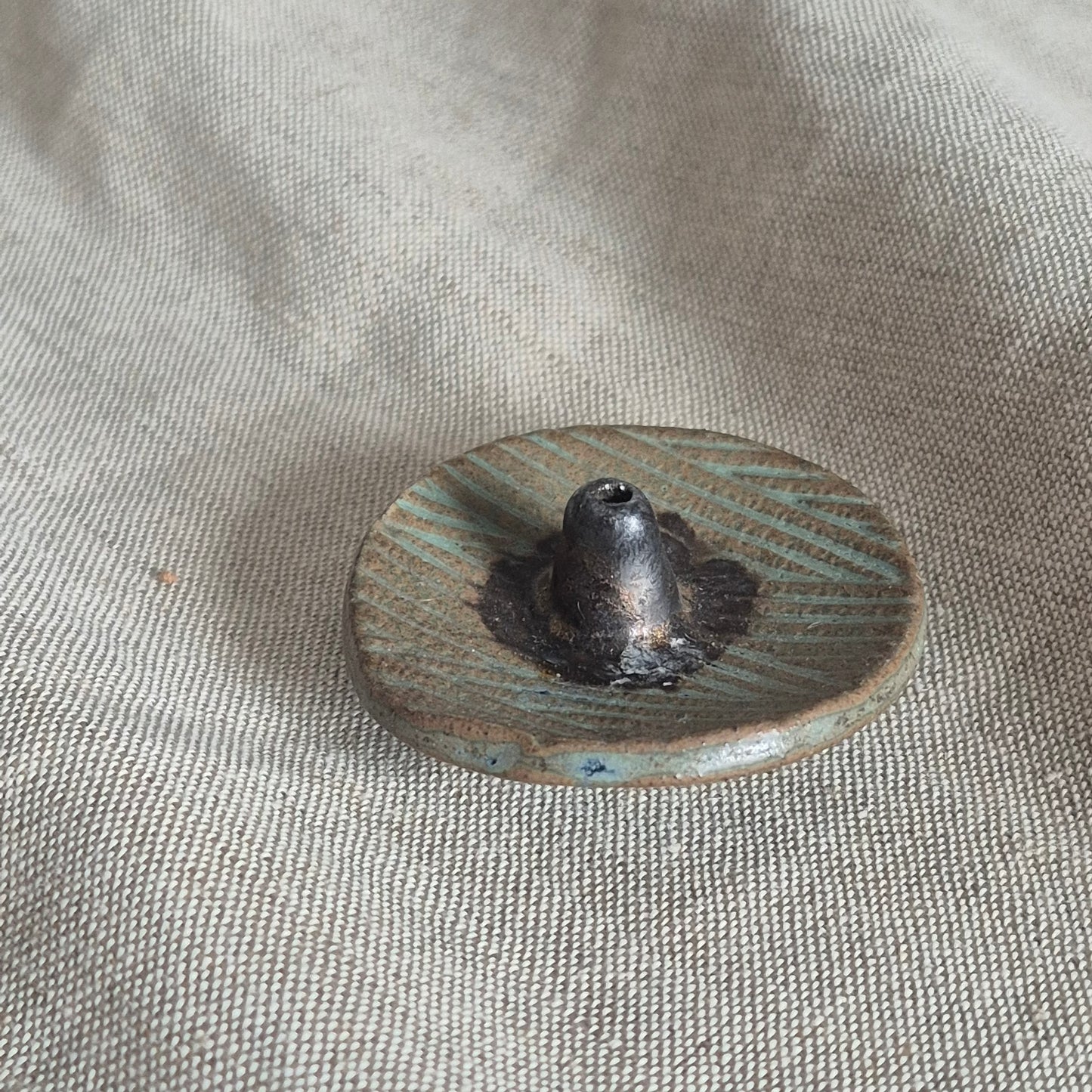 Incense Stick Holder in Aged Blue