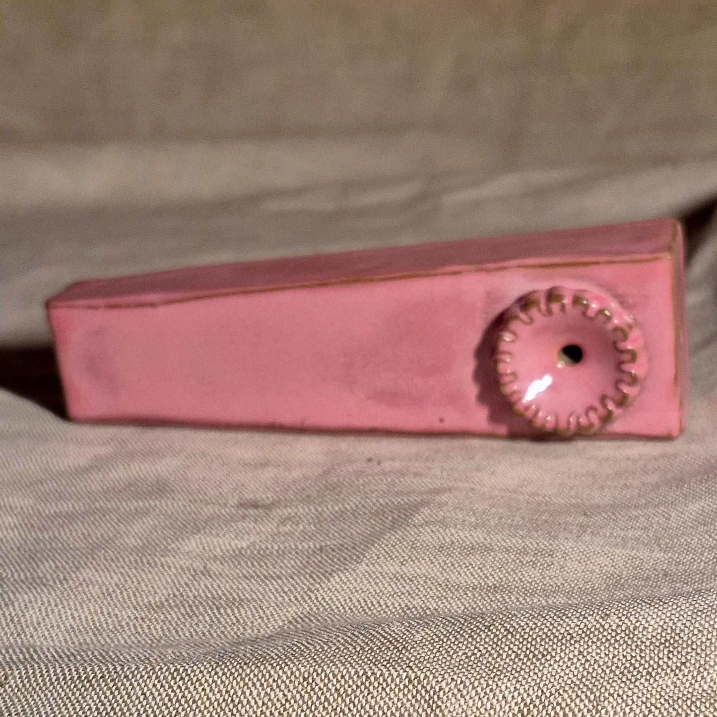 Coffin pipe in Raspberry Mist