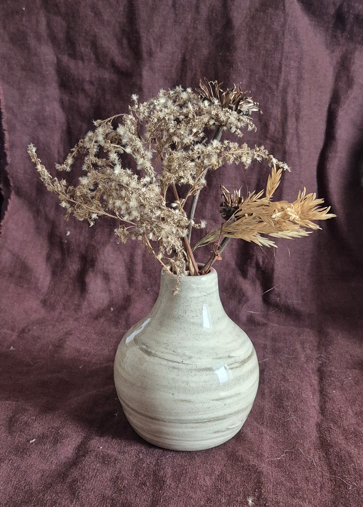 Marbled Bottle Neck Vase