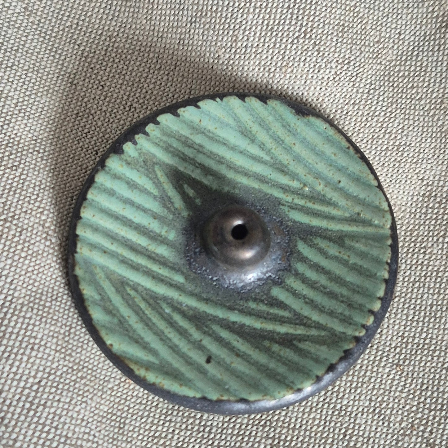 Incense Stick Holder in Verdigris