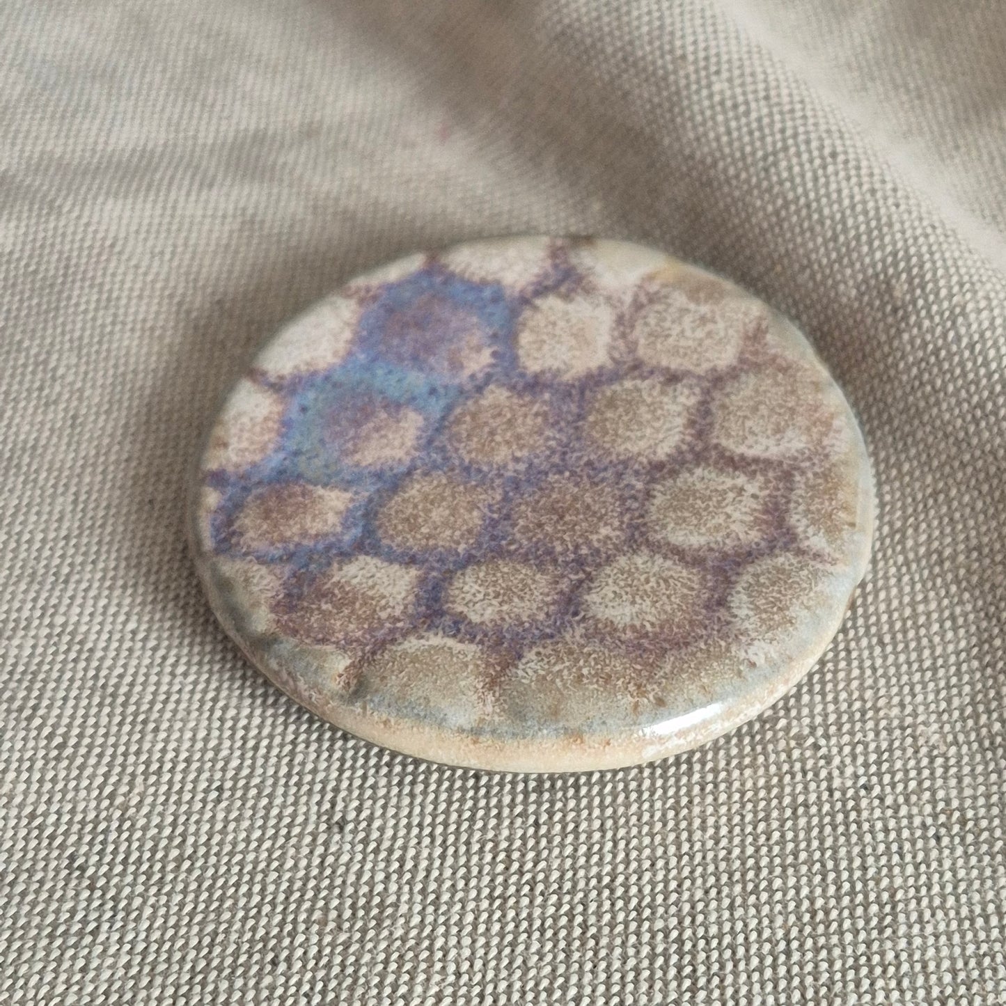 Incense Cone Disc in Frosted Purple