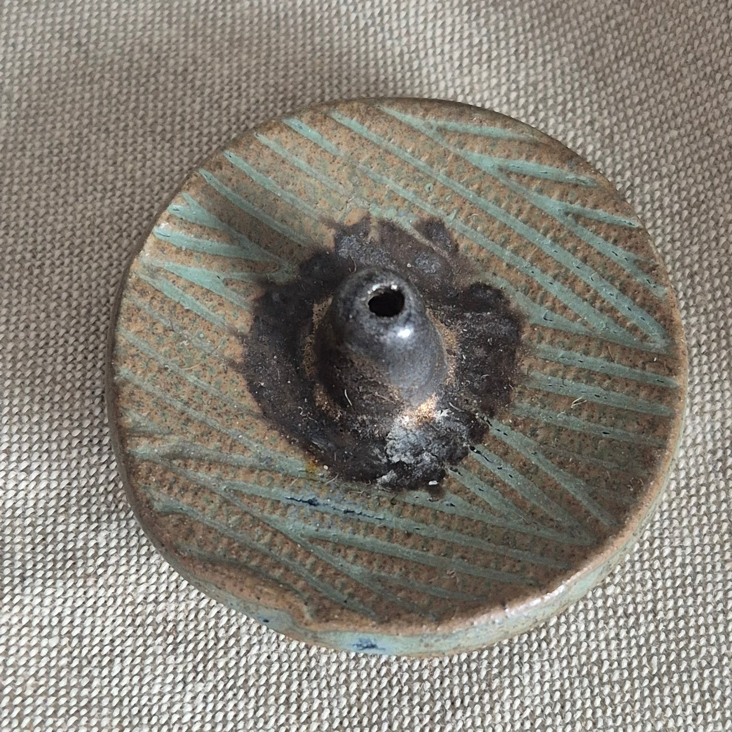 Incense Stick Holder in Aged Blue