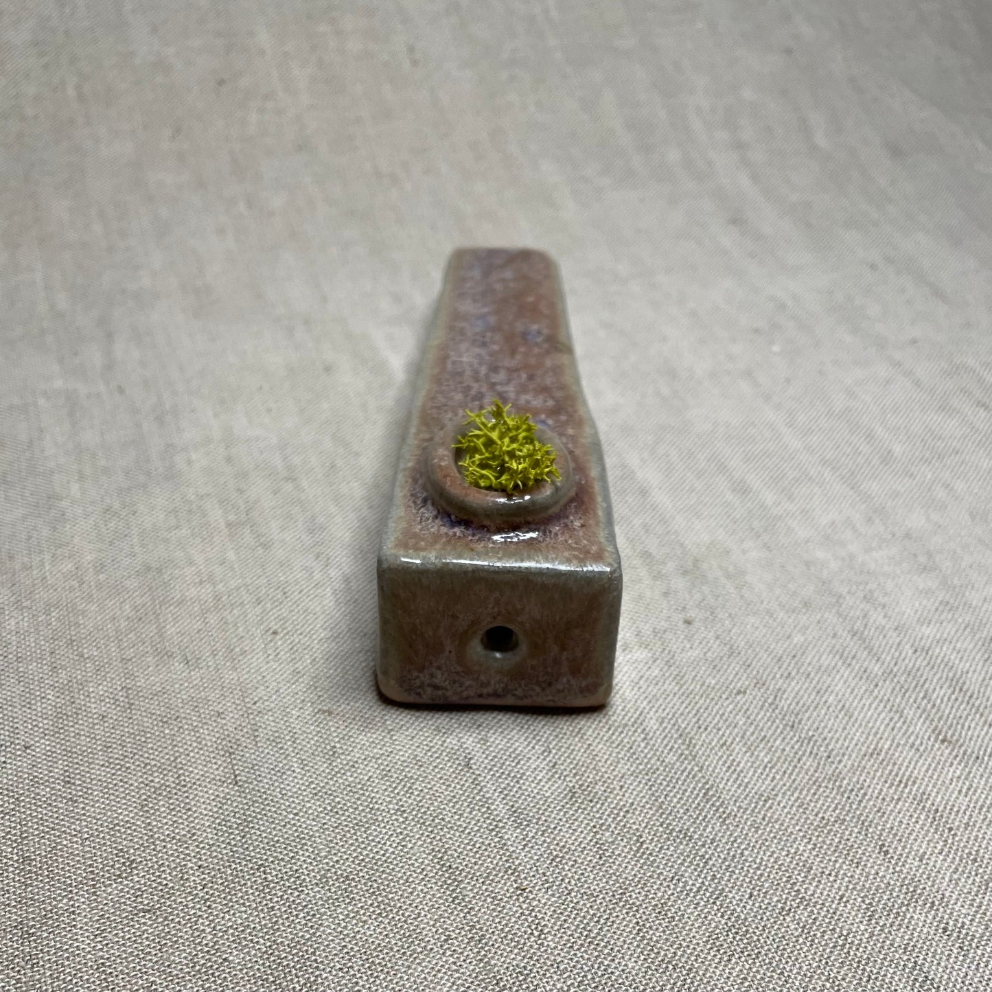 Coffin Pipe w Matching Sesh Plate in Cosmic Purple