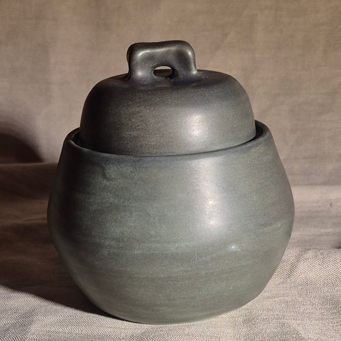Medium Jar in Verdigris