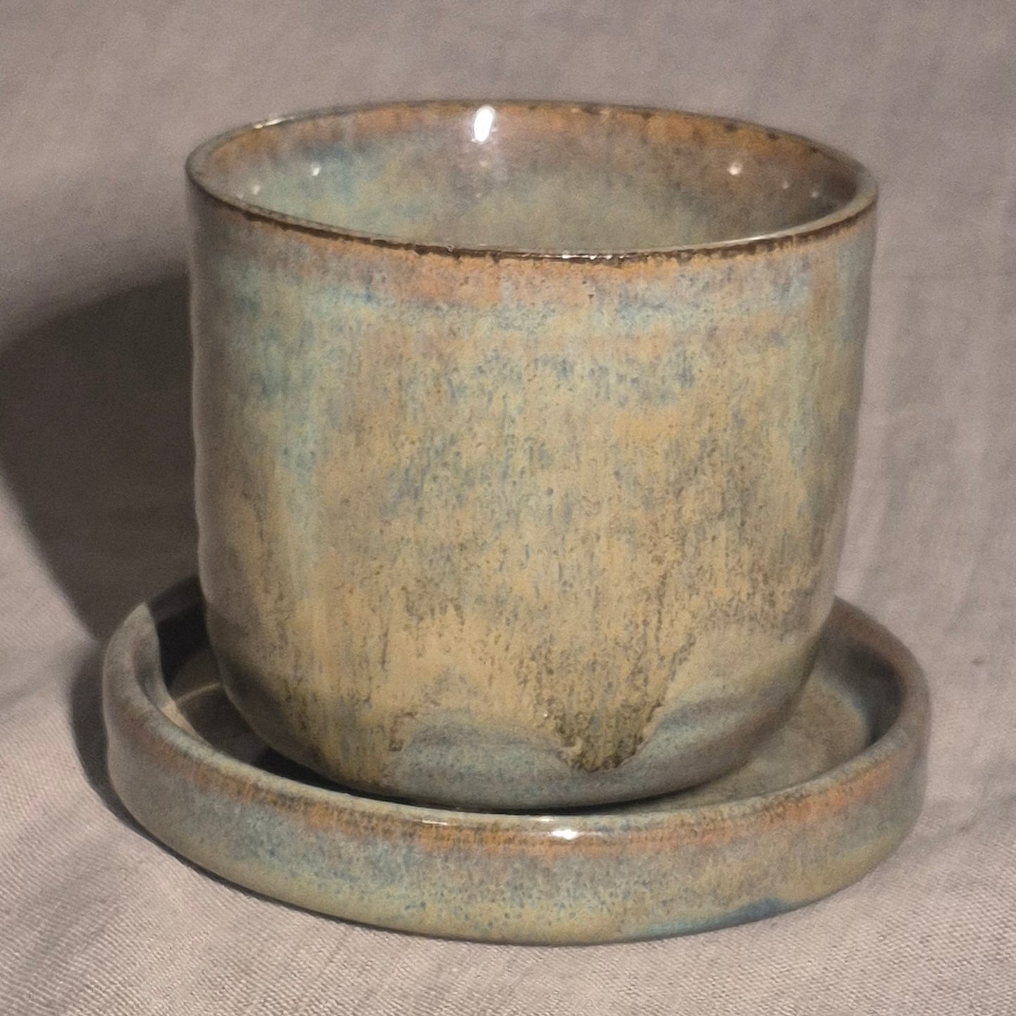 Small Indoor Planter in Toasted Sage