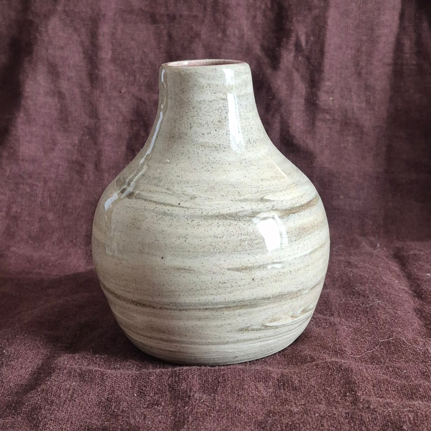 Marbled Bottle Neck Vase