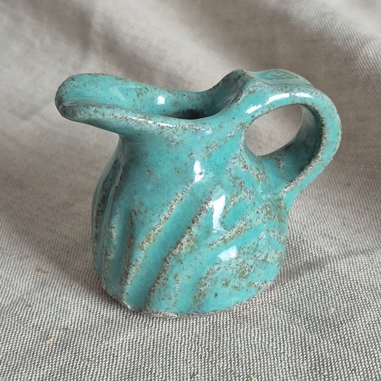 Tiny Creamer Pitcher in Mint Green Celadon