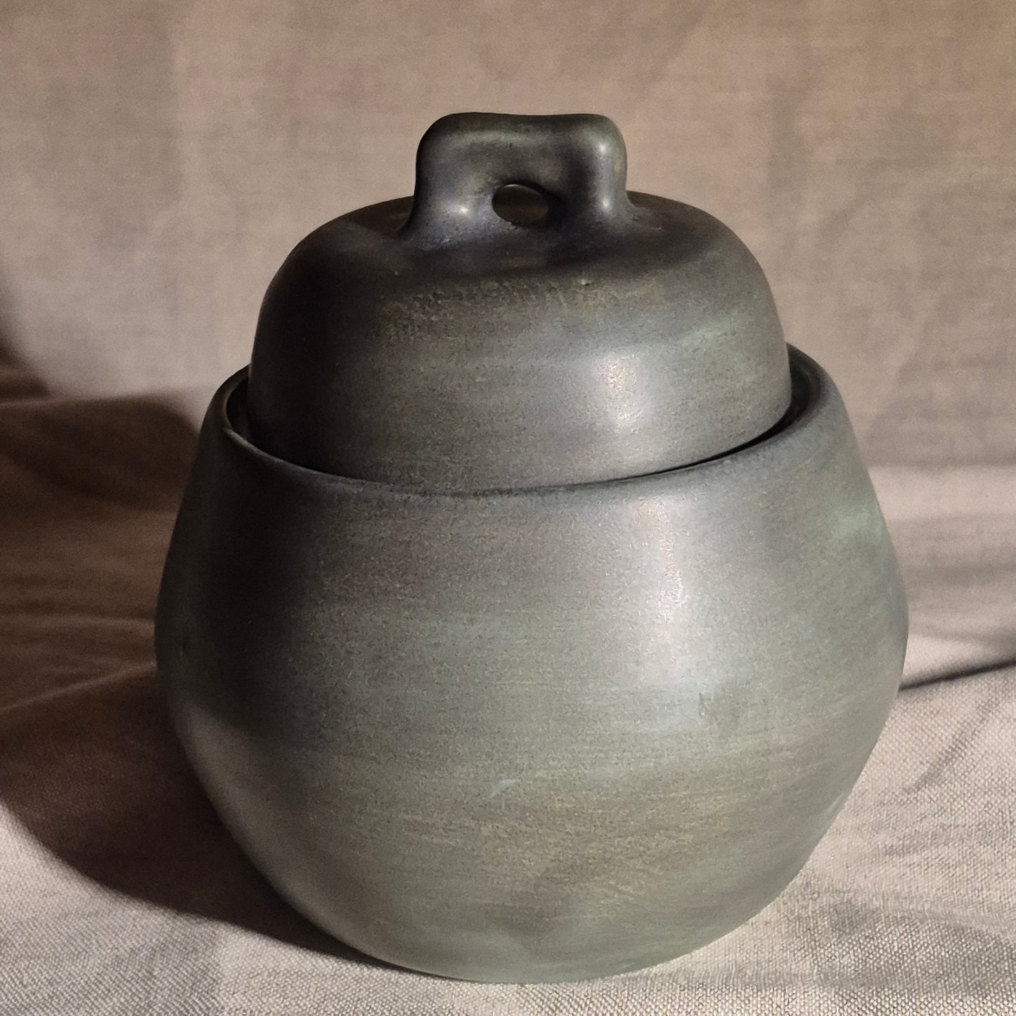Medium Jar in Verdigris