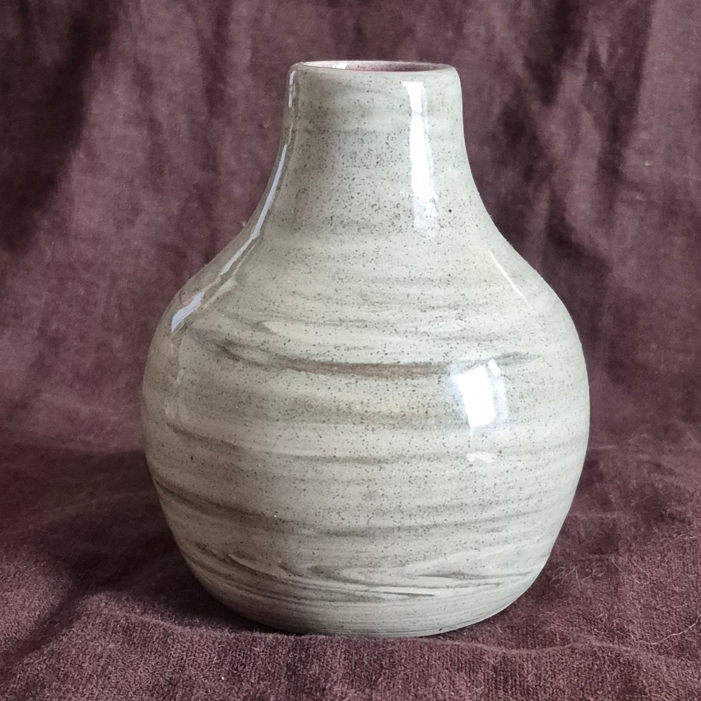 Marbled Bottle Neck Vase