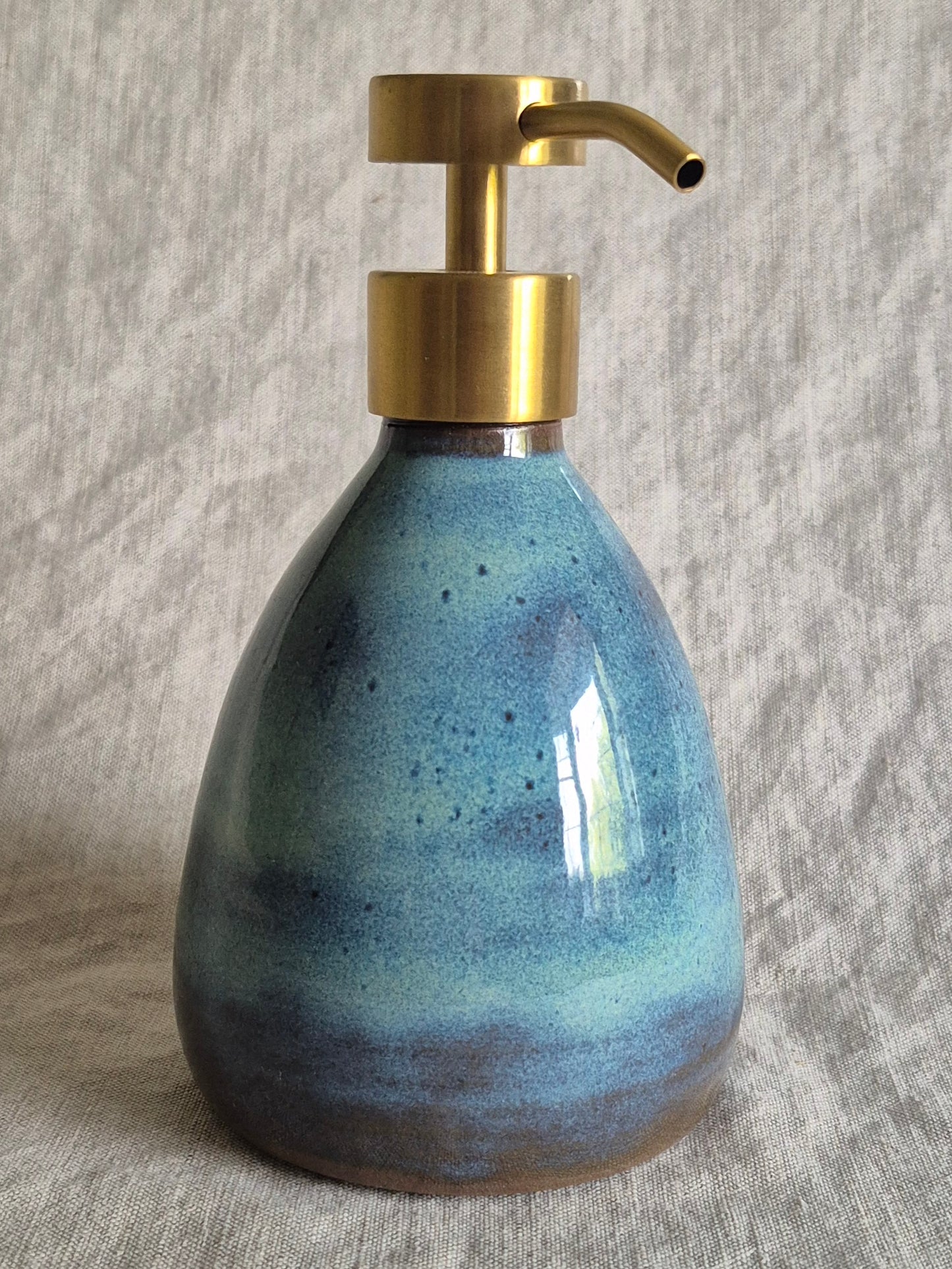 Soap Pump in Smoky Turquoise
