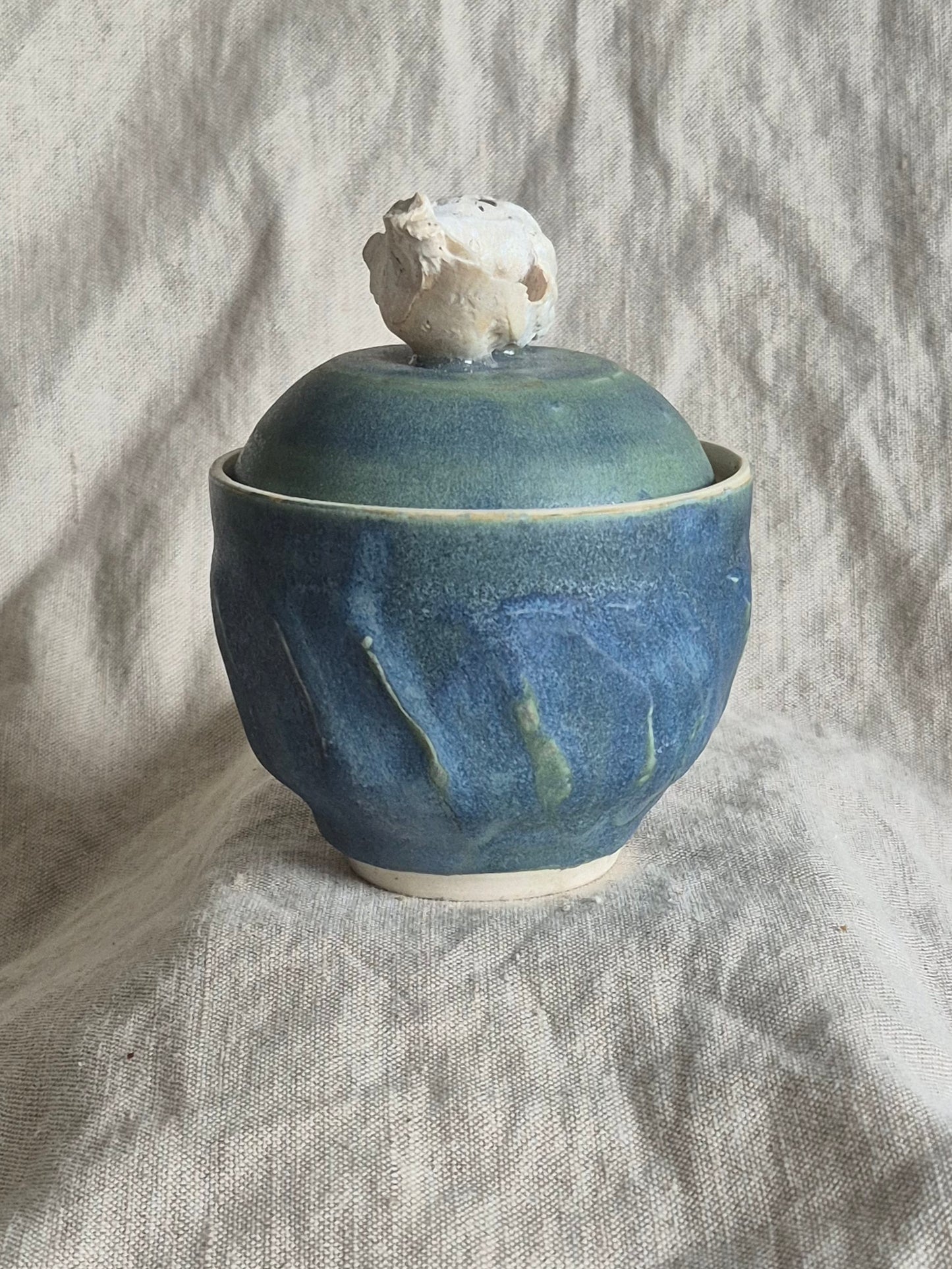 Small Textured Stash Jar