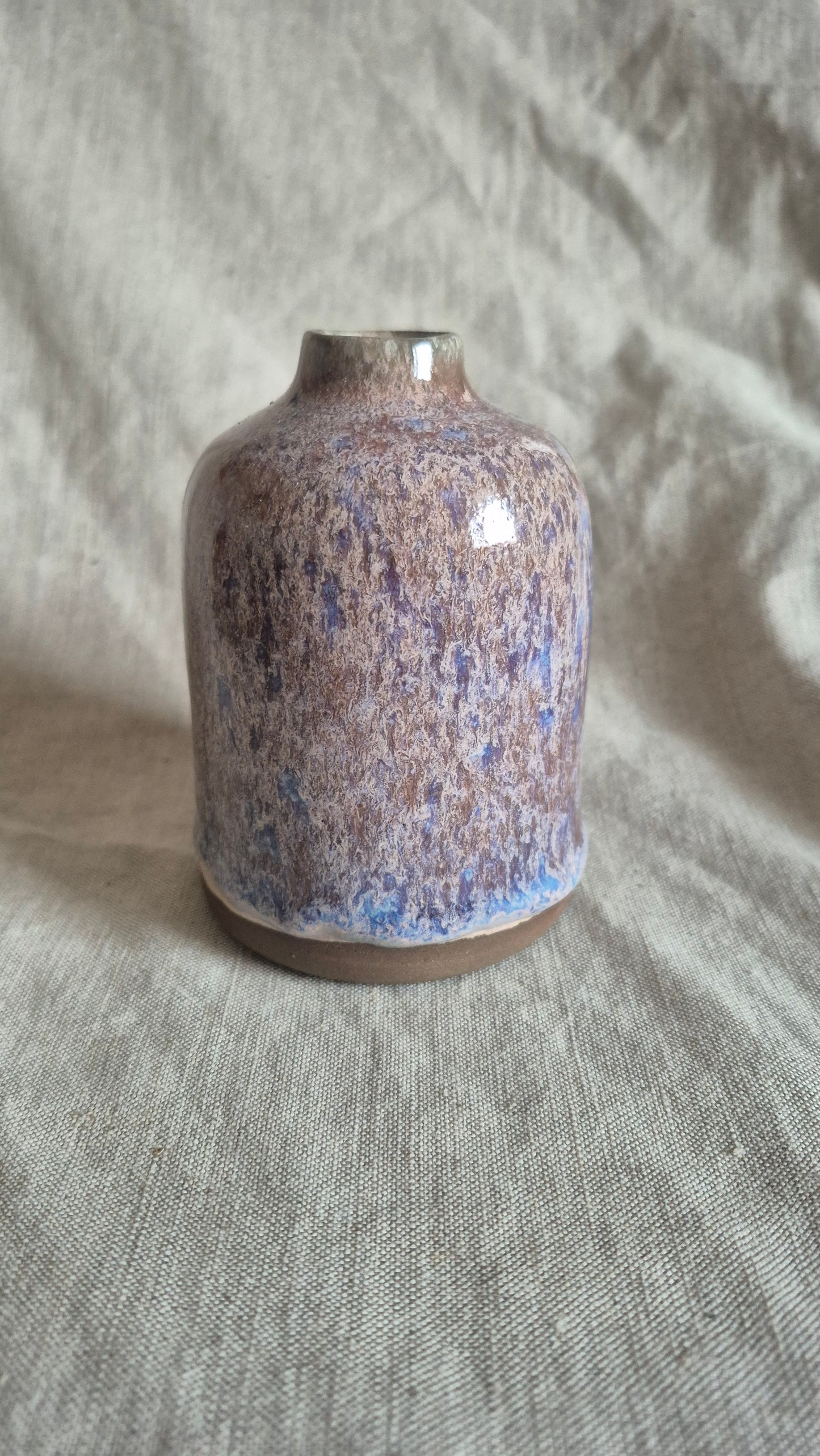 Bottle Vase in Cosmic Purple