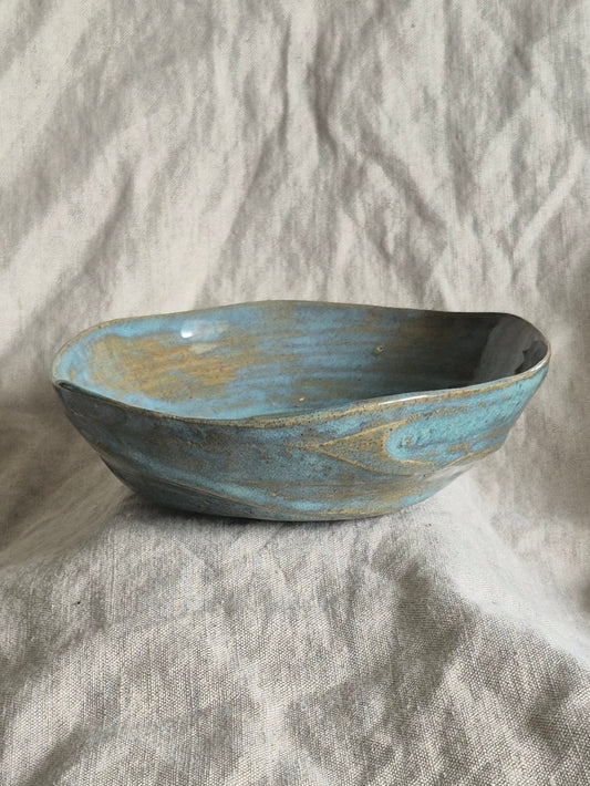 Ikebana Bowl in Turquoise