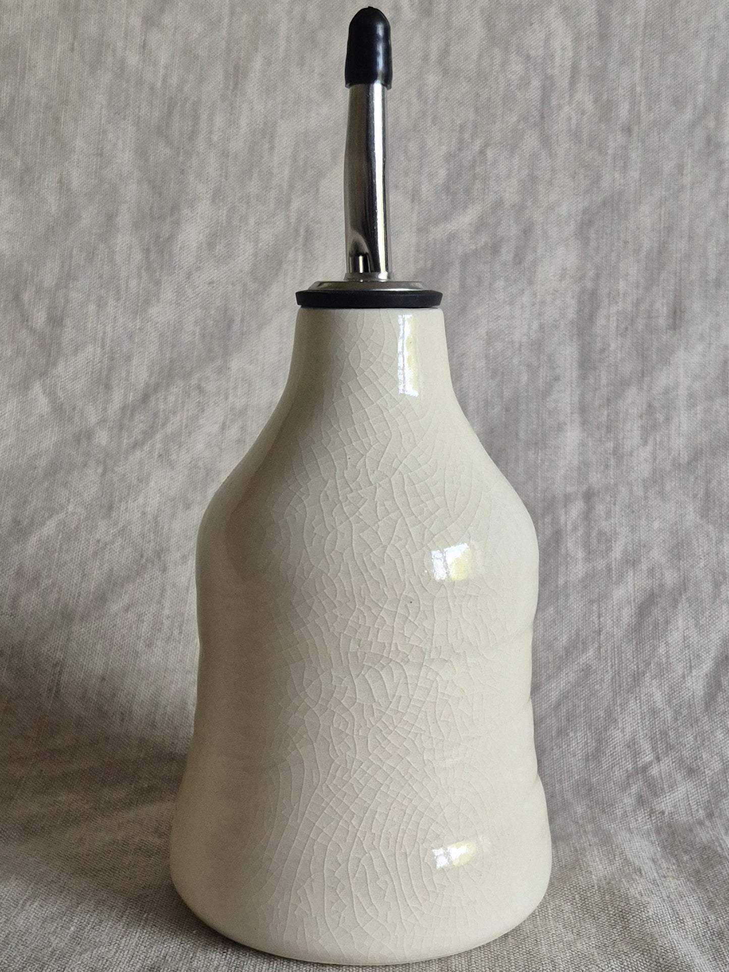 Oil Pourer in Clear Crackle