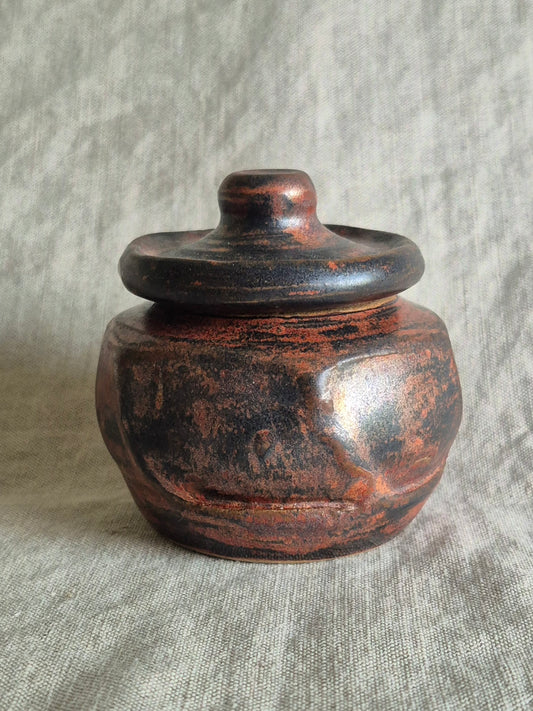 Small Jar in Ancient Copper