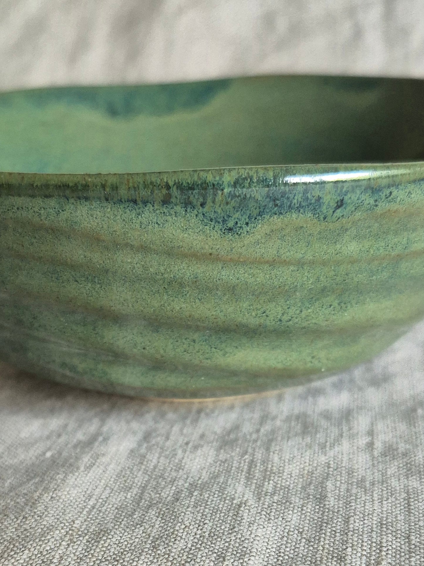 Small Textured Bowl in Nori