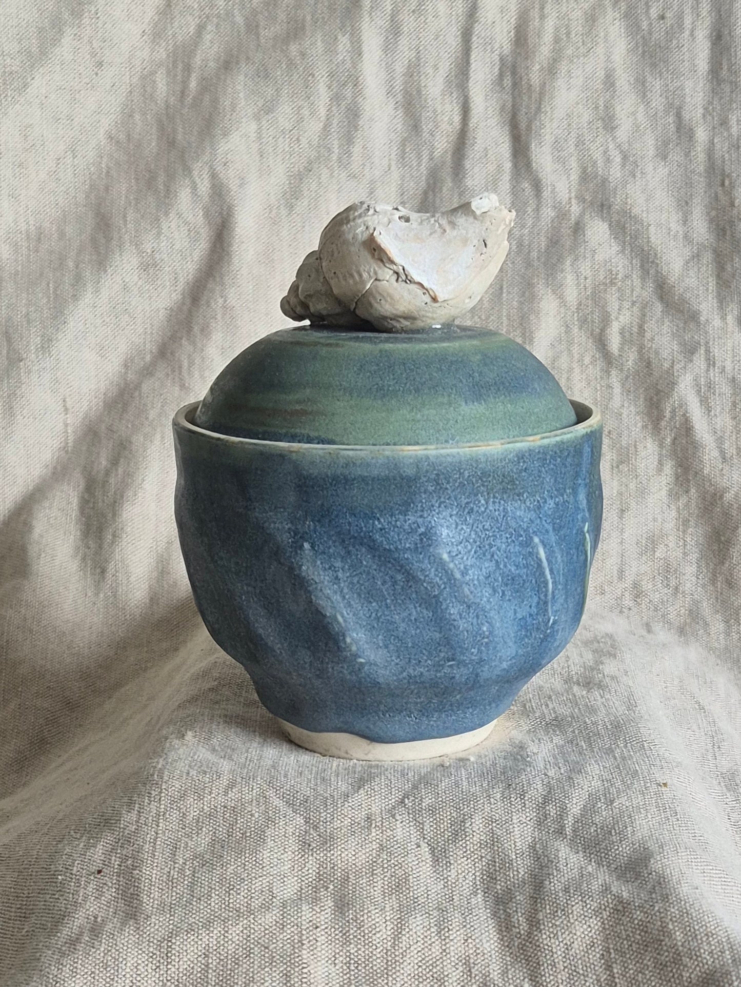 Small Textured Stash Jar