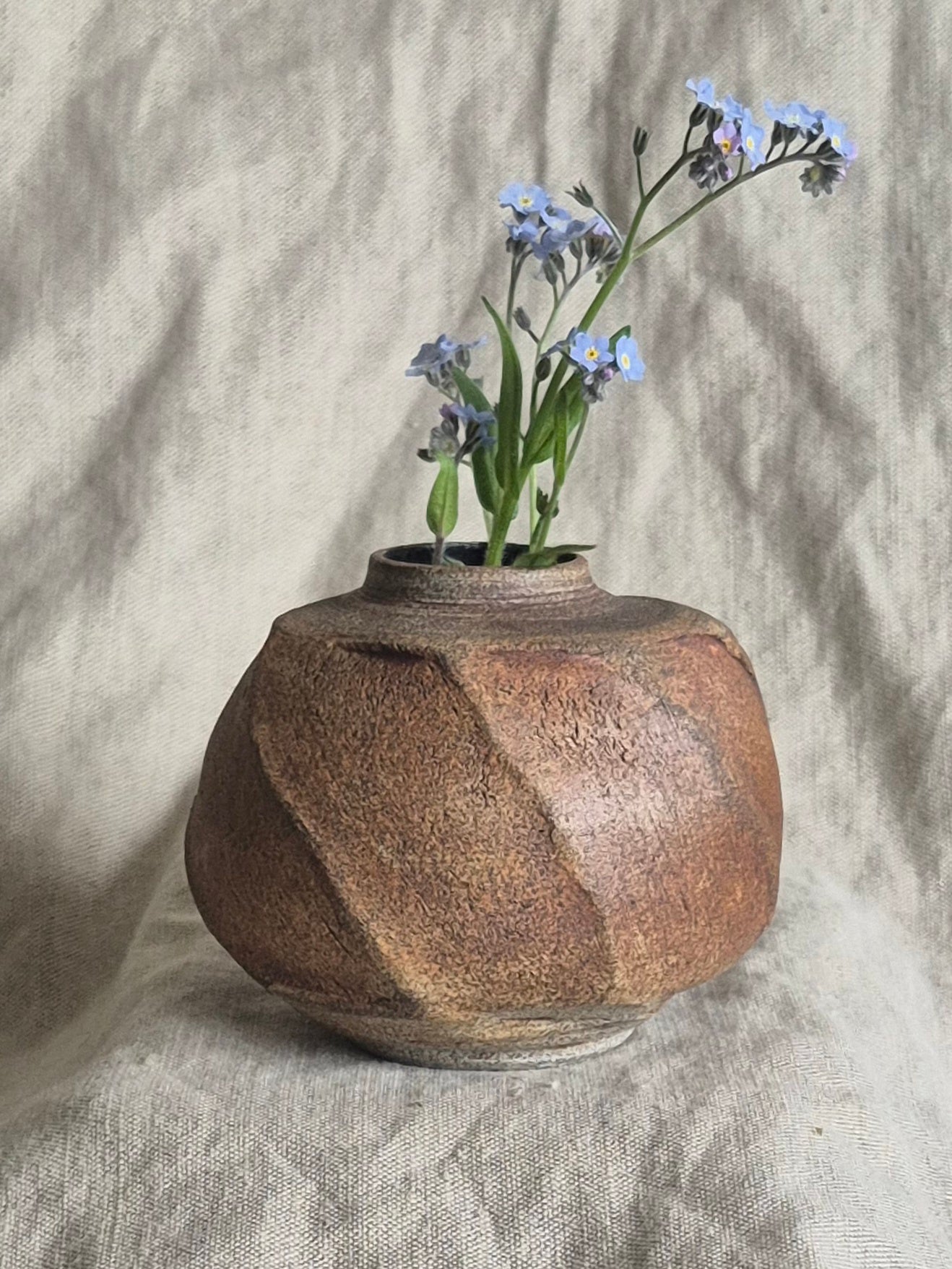 Vase in Twisted Granite