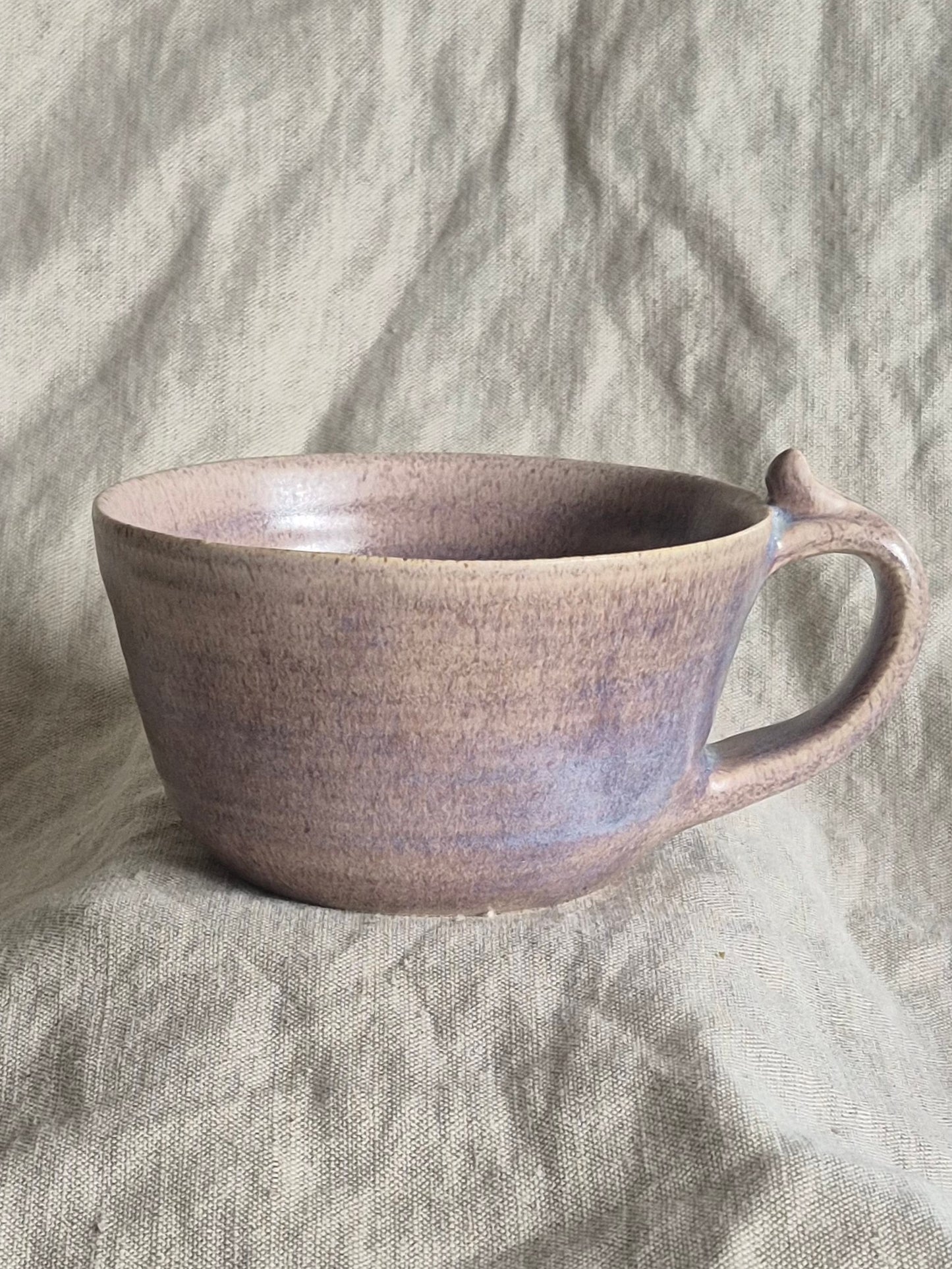 Rose Mug in Frosted Purple