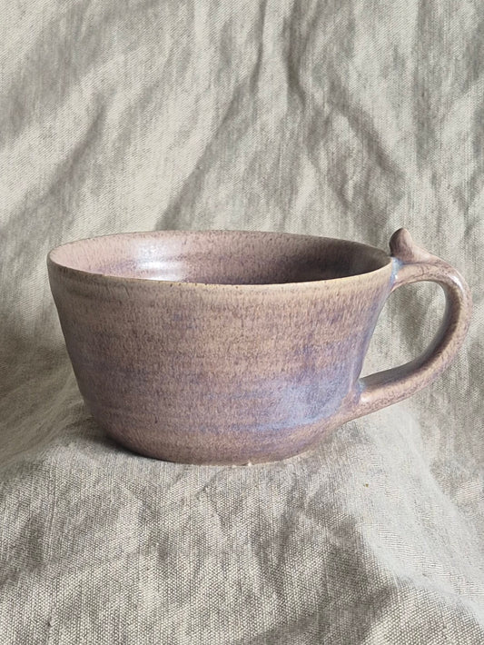 Rose Mug in Frosted Purple
