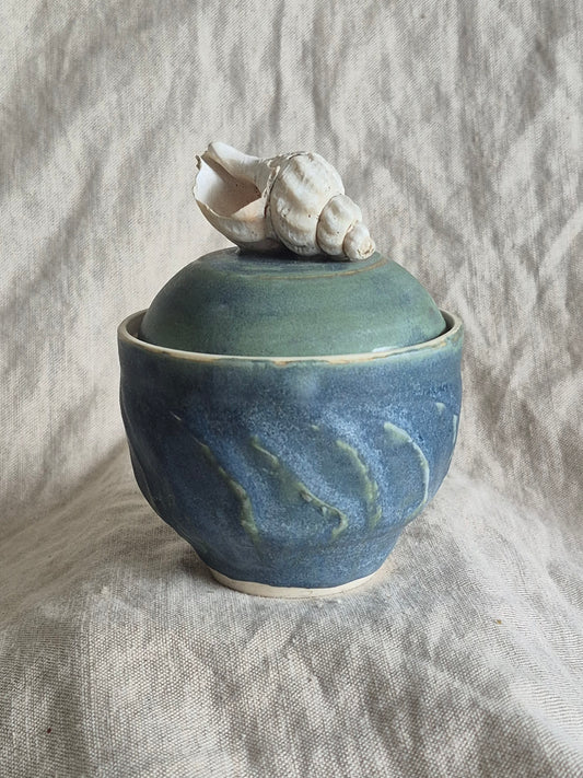 Small Textured Stash Jar