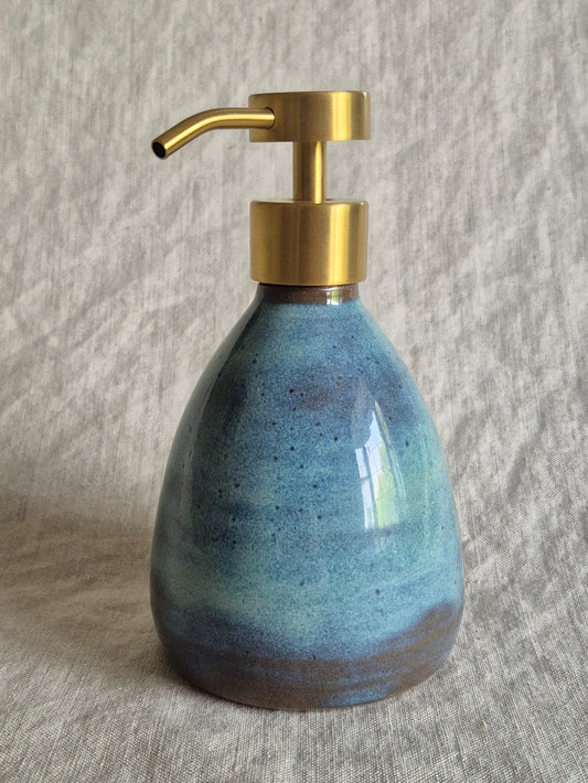 Soap Pump in Smoky Turquoise