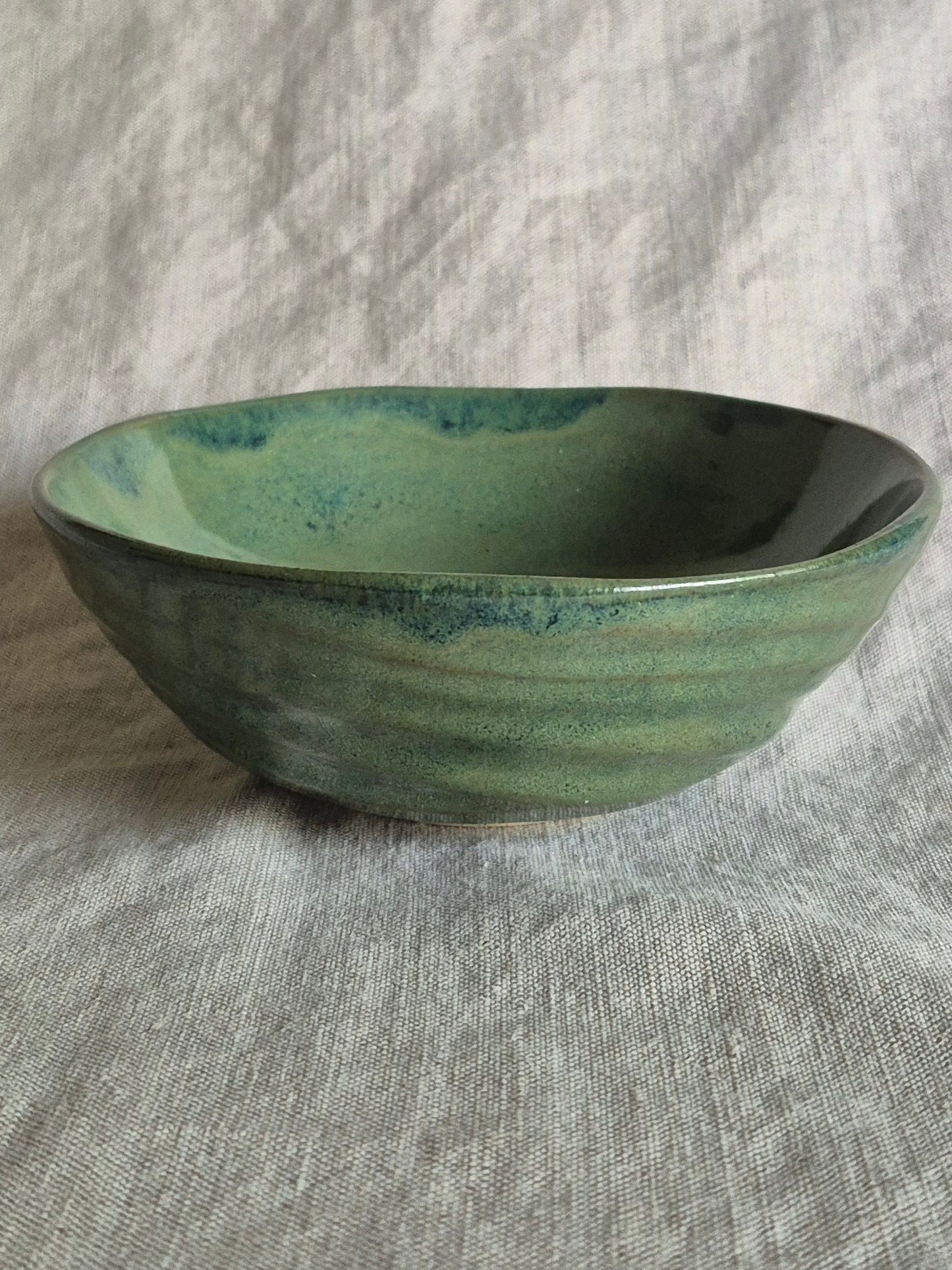 Small Textured Bowl in Nori
