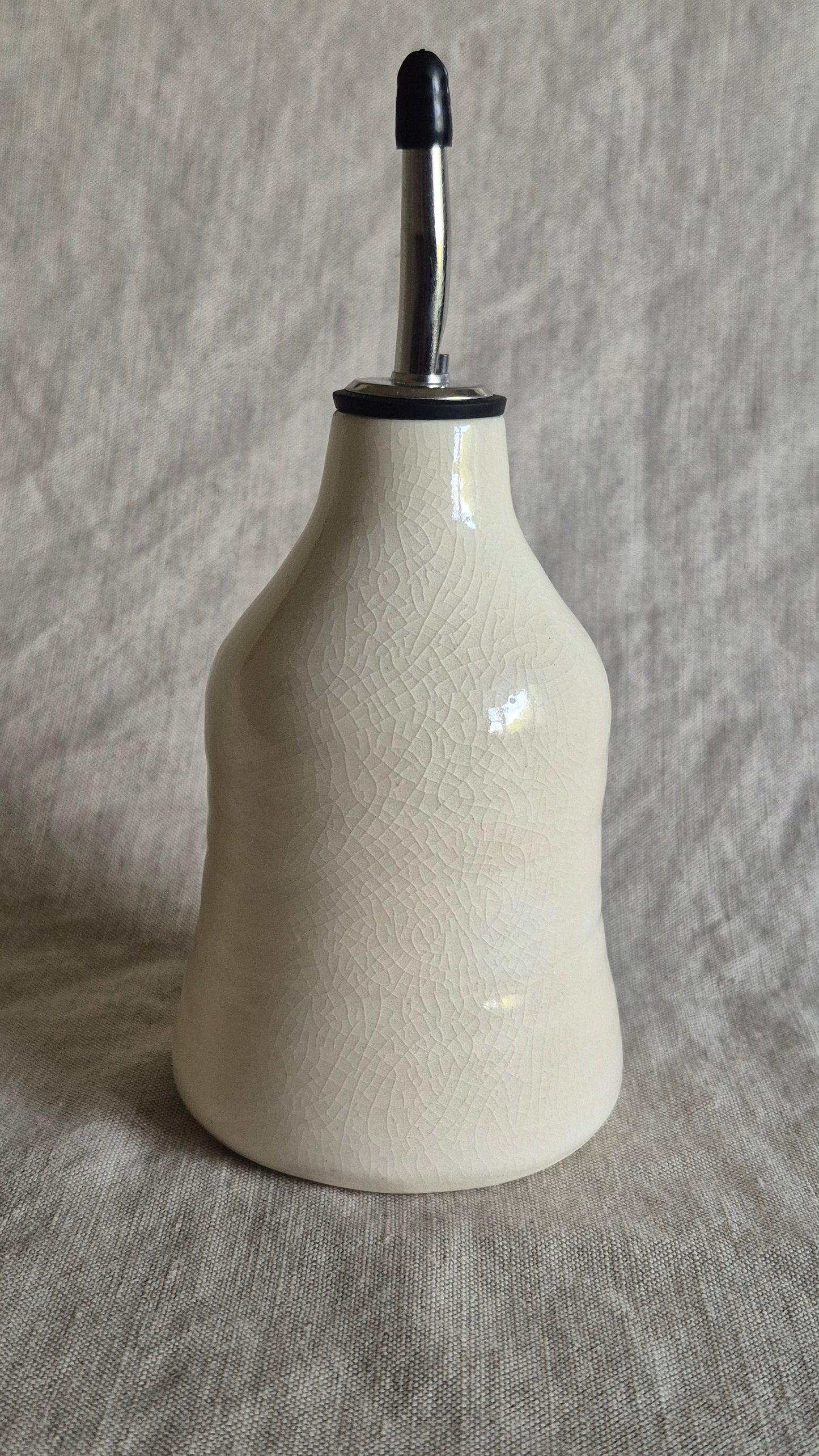 Oil Pourer in Clear Crackle