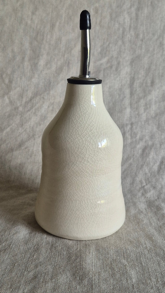 Oil Pourer in Clear Crackle