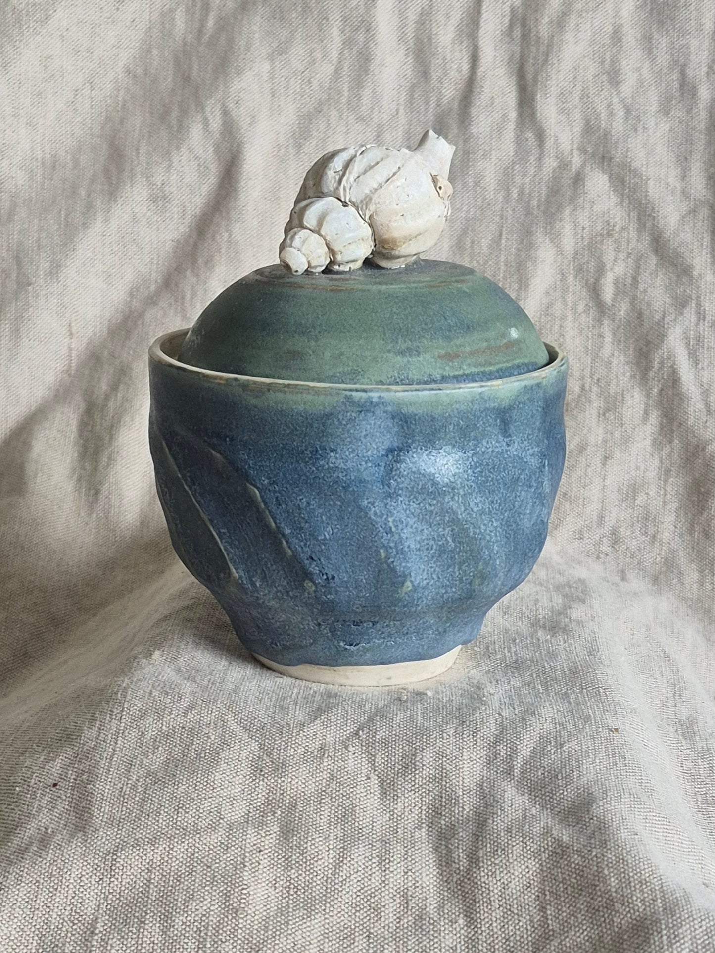 Small Textured Stash Jar
