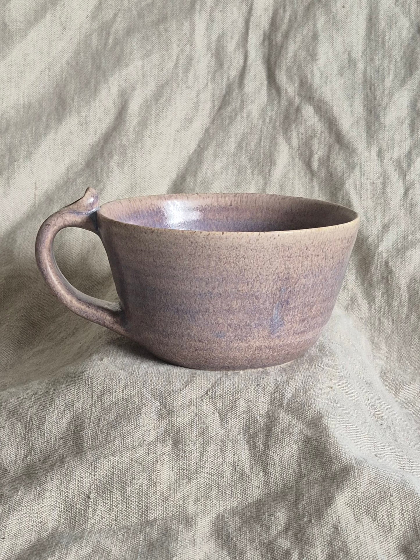 Rose Mug in Frosted Purple