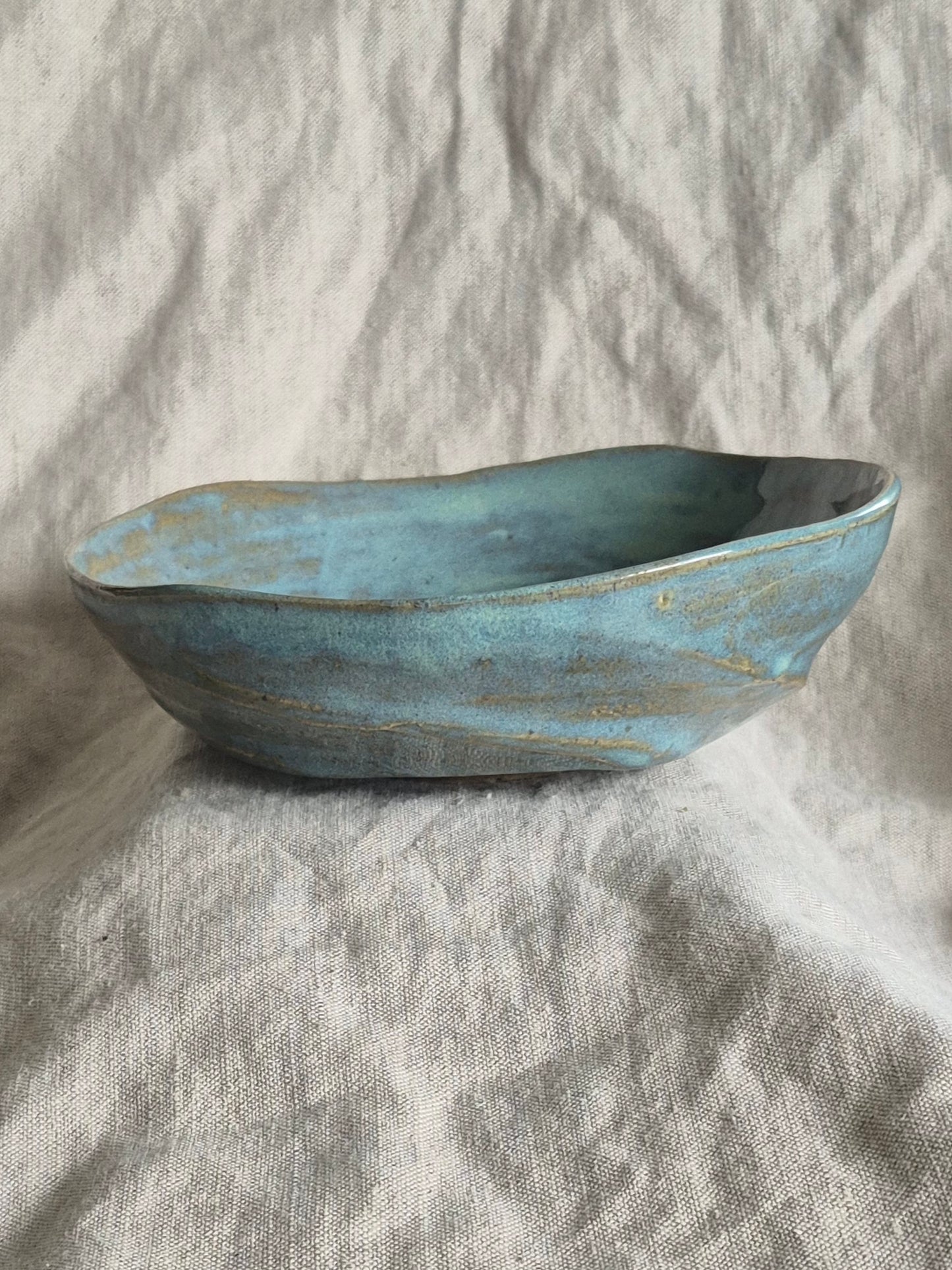 Ikebana Bowl in Turquoise